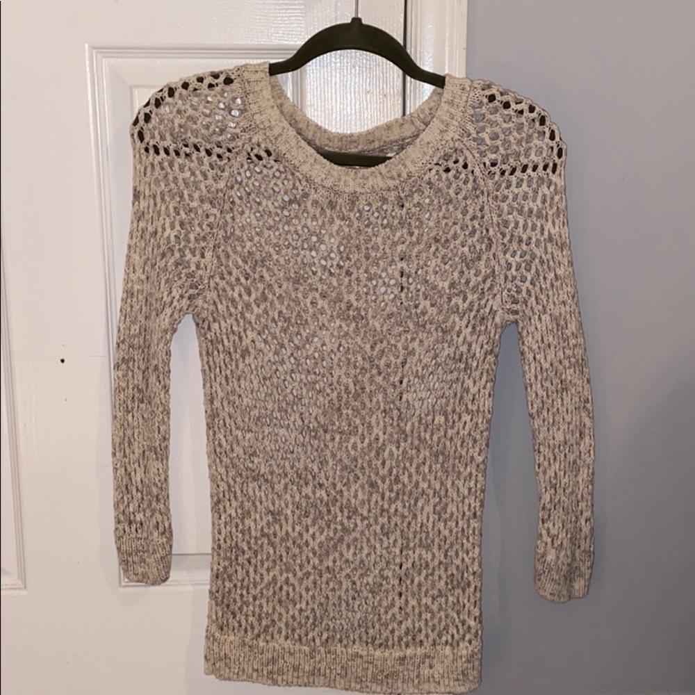 Loft See Through Knit Sweater